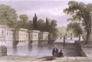 The Palace of the Sweet Waters, Istanbul, engraved by W. Mossman, c.1850