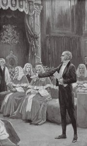 Earl Grey Appeals to the Bench of Bishops to Pass the Reform Bill by William Henry (after) Margetson