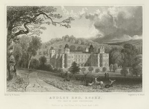 Audley End, Essex, the Seat of Lord Braybrooke by William Henry Bartlett