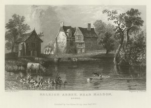 Beleigh Abbey, near Maldon, Essex by William Henry Bartlett