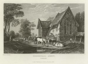 Coggeshall Abbey, Essex by William Henry Bartlett
