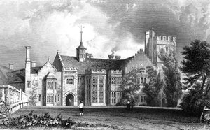 Horeham Hall, near Thaxted, Essex, engraved by John Carr Armytage