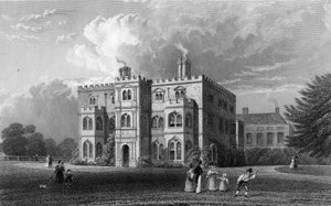Marks Hall, Coggeshall, Essex, engraved by John Carr Armytage, 1833