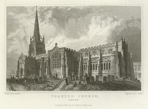 Thaxted Church, Essex by William Henry Bartlett
