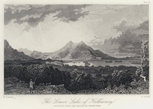 The Lower Lake of Killarney, Looking Over the Mucruss Demesne by William Henry Bartlett