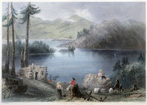 View of Lake and Border - in 