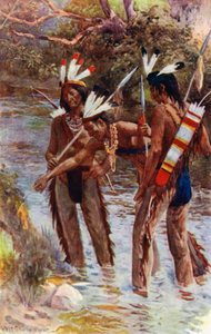 One of them stopped and pointed at the marks which my feet had made as I sprang up the bank by William Henry Charles Groome