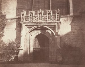 An Ancient Door, Magdalen College, Oxford, 1843 by William Henry Fox Talbot