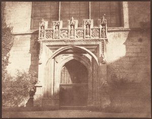 An Ancient Door in Magdalen College, Oxford, April 1843 by William Henry Fox Talbot