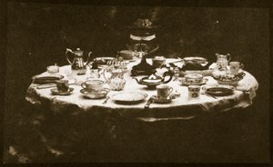 An Elegantly Set Table by William Henry Fox Talbot