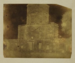 Base of Radcliffe Library, Oxford by William Henry Fox Talbot