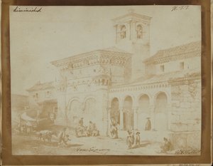 Diminished Copy of an Engraving of a Moorish Church by William Henry Fox Talbot