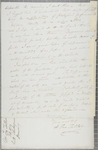 Signed Letter from William Henry Fox Talbot to James David Forbes by William Henry Fox Talbot