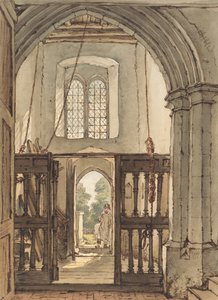 Interior of the Belfry, Bushey Church