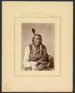 Charge on the Hauk - (Brulé Dakota) by William Henry Jackson