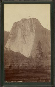 El Capitan, Yosemite by William Henry Jackson