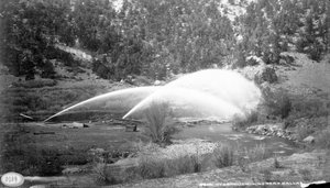Hydraulic Mining Near Dallas, c.1882-1900 by William Henry Jackson
