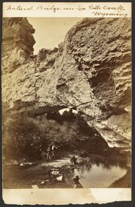 Natural Bridge, From Above, La Prele Canyon, Wyoming by William Henry Jackson