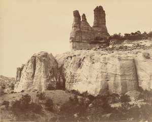 Navajo Church Near Fort Wingate, New Mexico by William Henry Jackson