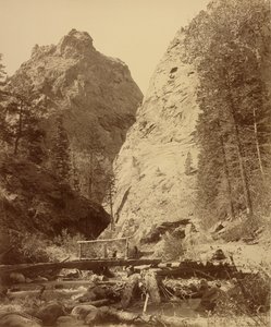 South Cheyenne Canyon by William Henry Jackson