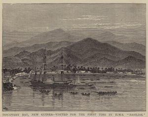 Discovery Bay, New Guinea, visited for the First Time by HMS Basilisk by William Henry James Boot