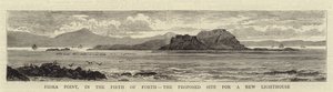 Fidra Point, in the Firth of Forth, the Proposed Site for a New Lighthouse by William Henry James Boot