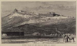 Summer Palace of the Shah of Persia at Teheran by William Henry James Boot