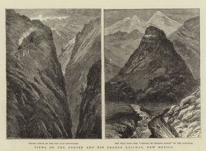 Views on the Denver and Rio Grande Railway, New Mexico by William Henry James Boot