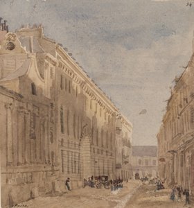 Beginning of Kings Stabling, Paris, c.1828 by William Henry Lake Price