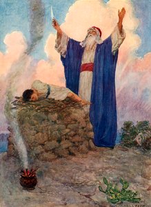 Abraham and Isaac on Mount Moriah