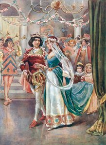 He Begged Her to Open the Ball with Him by William Henry Margetson