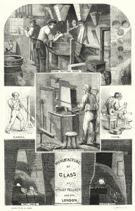 Manufacture of Glass at Apsley Pellatt and Co., London