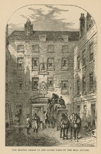 The Bristol Coach in the Outer Yard of The Bell Savage, London
