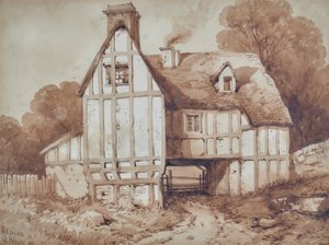 Old Houses at Penshurst, Kent