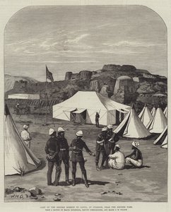 Camp of the British Mission to Cabul, at Jumrood, near the Khyber Pass by William Heysham Overend