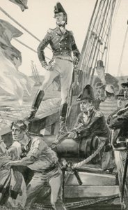 Lord Cochrane Signals for Assistance to Attack the French Fleet