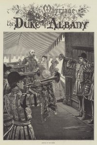 Marriage of the Duke of Albany, Arrival of the Bride