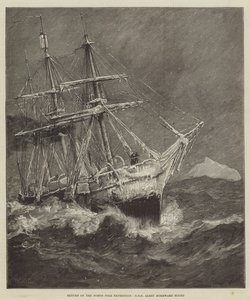 Return of the North Pole Expedition, HMS Alert Homeward Bound by William Heysham Overend