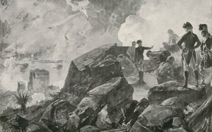 The Destruction of the Spanish Battering Ships by the British at Gibraltar
