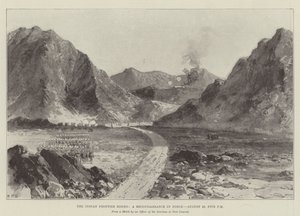 The Indian Frontier Rising, a Reconnaissance in Force, 23 August, Five pm by William Heysham Overend