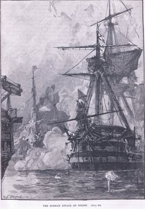 The Russian Attack on Sinope 1853 AD