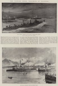 The Turkish Crisis, War-Ships at Salonica by William Heysham Overend