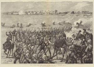 War in the Soudan, First Attempt to take the Town of Metammeh, 21 January by William Heysham Overend