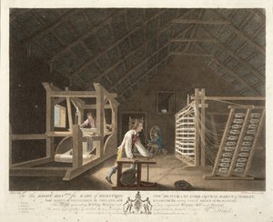Winding, Warping with a New Improved Warping Mill and Weaving
