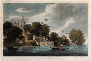 A View of Part of the City of Oud by William Hodges