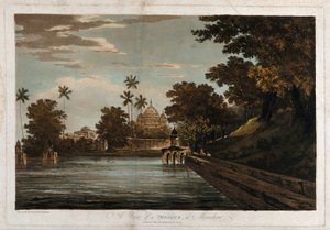 A View of a Mosque at Mounheer by William Hodges
