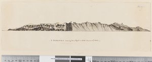 Dominica Bearing from N by W to ESE Distant 1 1/2 Miles by William Hodges
