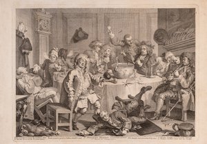 A Midnight Modern Conversation by William Hogarth