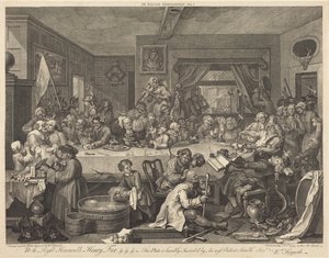 An Election Entertainment by William Hogarth