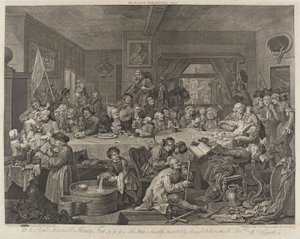An Election Entertainment by William Hogarth